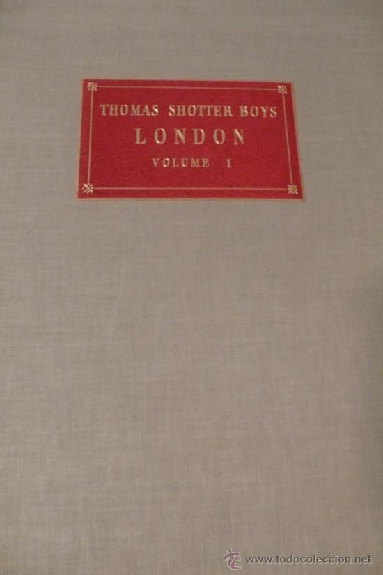 Libros antiguos: London 1842-1954 lleno de grabados coloreados, con visiones romanticas-2 tomos