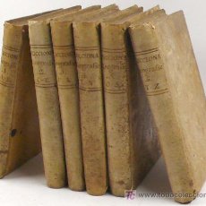 Libros antiguos: DICCIONARIO GEOGRÁFICO UNIVERSAL. AÑO1795, ANTONIO VEGAS. 6 TOMOS COMPLETO.. Lote 26858713