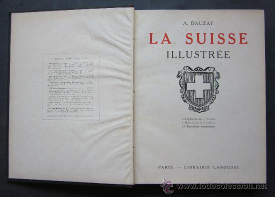 Libros antiguos: LA SUISSE ILUSTREE - Foto 2