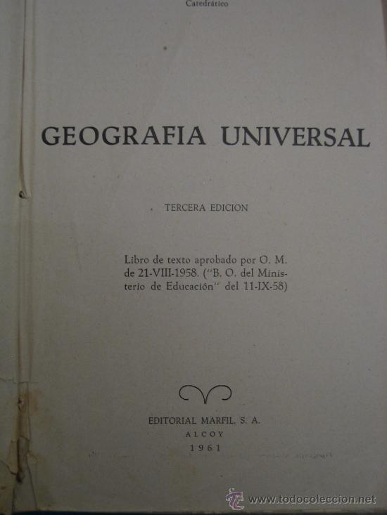 Libros antiguos: Geografia Universal - Foto 2