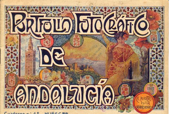 Libri antichi: PORTFOLIO FOTOGRAFICO DE ANDALUCIA N&ordm; 45 HU&Eacute;SCAR