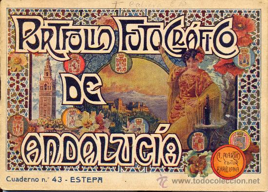 Libros antiguos: PORTFOLIO FOTOGRAFICO DE ANDALUCIA N&ordm; 43 ESTEPA