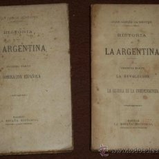 Libros antiguos: HISTORIA DE LA ARGENTINA 2T POR JUAN GARCÍA AL-DEGUER DE LA ESPAÑA EDITORIAL EN MADRID S/F (1902). Lote 31503773