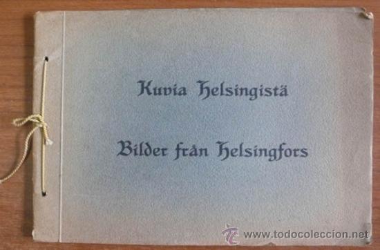 Antiquarische B&uuml;cher: &Aacute;LBUM DE VISTAS DE HELSINKI. 18 L&Aacute;MINAS EN B/N. HACIA 1930.
