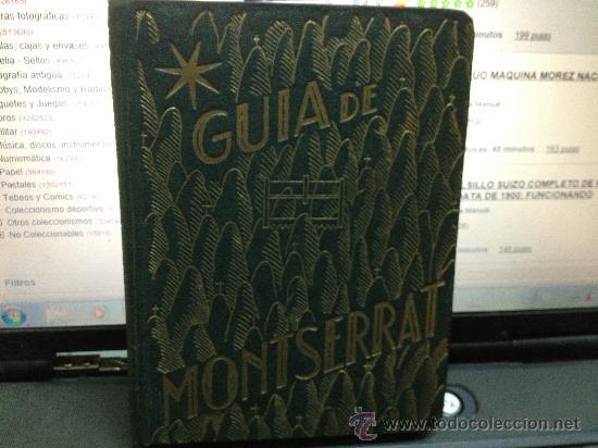 Libros antiguos: GUIA DE MONTSERRAT - Foto 1