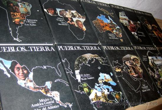 Libros antiguos: PRECIOSA COLECCION ILUSTRADA ATLAS GEOGRAFICO MUNDIAL PUEBLOS DE LA TIERRA 10 TOMOS EDIT SALVAT 1981