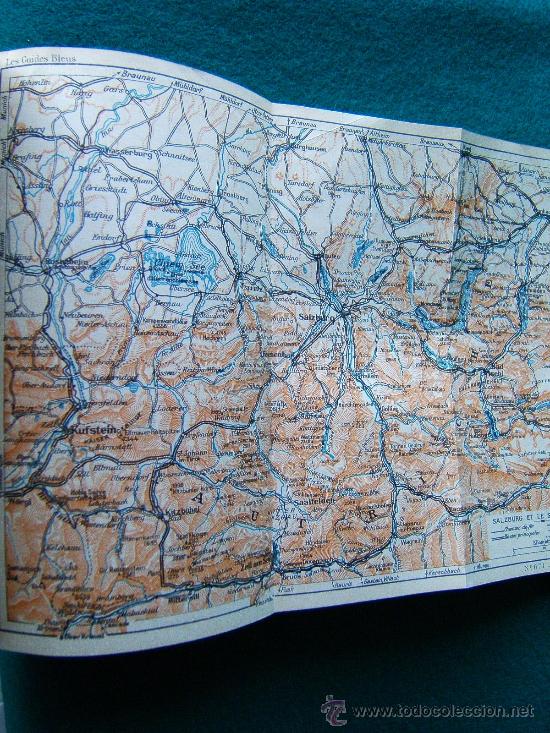 Europe Centrale 1º Volume Baviere Autriche Les Guides Bleus Mapas Y Planos 1934 1ª Edition - 