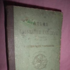 Libros antiguos: ATLAS DE GEOGRAFIA UNIVERSAL - D.ESTEBAN PALUZIE Y CANTALOZELLA - 1ª EDICION AÑO 1862.. Lote 33950781