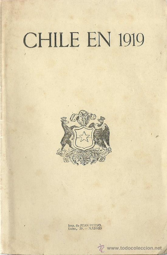 Libros antiguos: Chile en 1919 / [Alfredo Riesco] - Foto 1