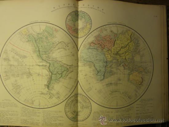 Libros antiguos: ATLAS UNIVERSAL 1889 - Foto 2