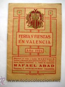 Libros antiguos: PROGRAMA DE LA FERIA Y FIESTAS DE VALENCIA. 1926 - Foto 1