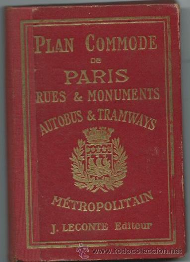 Libros antiguos: Guia de viajes Paris a&ntilde;os 20