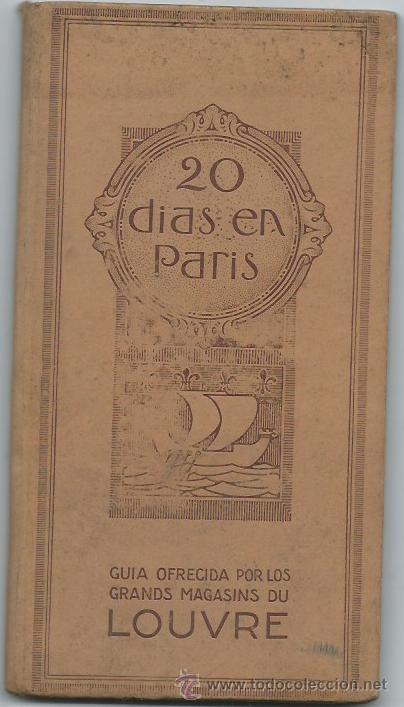 Antiquarische B&uuml;cher: Guia de viajes 20 dias en Paris, a&ntilde;os 20