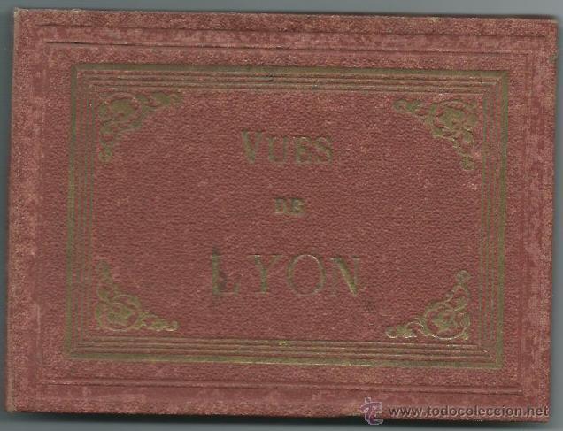 Antiquarische B&uuml;cher: Librito con 25 litografias con vistas de Lyon, a&ntilde;o 1870