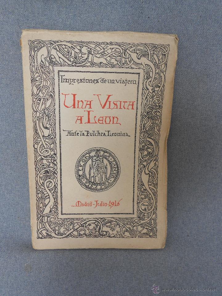 Libros antiguos: UNA VISITA A LEON - Foto 1