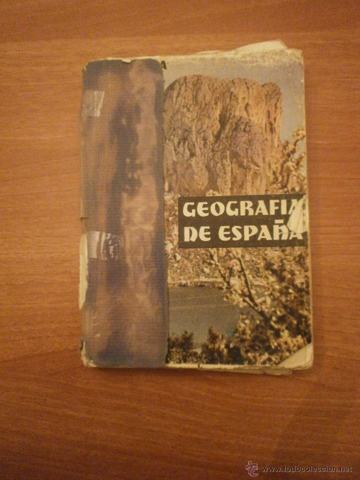 Libros antiguos: GEOGRAFIA  DE  ESPA&Ntilde;A --PRIMER CURSO , - Foto 1