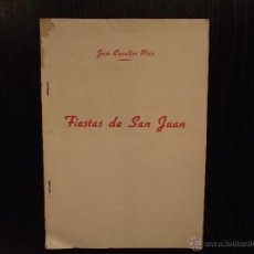 Libros antiguos: FIESTAS DE SAN JUAN DE CIUDADELA, MENORCA, JOSE CAVALLER PIRIS, 1936. Lote 47364976