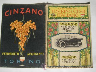 Libros antiguos: TOURING CLUB ITALIANO. Rivista Mensile. Maggio - Giugno 1919. Anno XXV, N 3