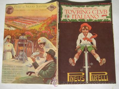 Old books: TOURING CLUB ITALIANO. Rivista Mensile. Aprile 1917. Anno XXIII, N 4