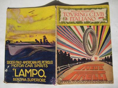 Libros antiguos: TOURING CLUB ITALIANO. Rivista Mensile. Ottobre 1916. Anno XXII, N 10