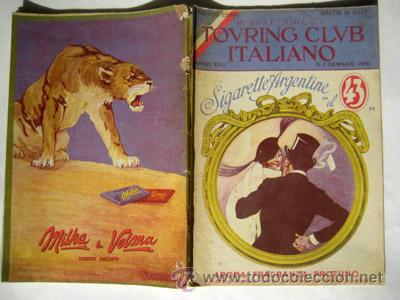 Libros antiguos: TOURING CLUB ITALIANO. Rivista Mensile. Gennaio 1916. Anno XXII, N 1