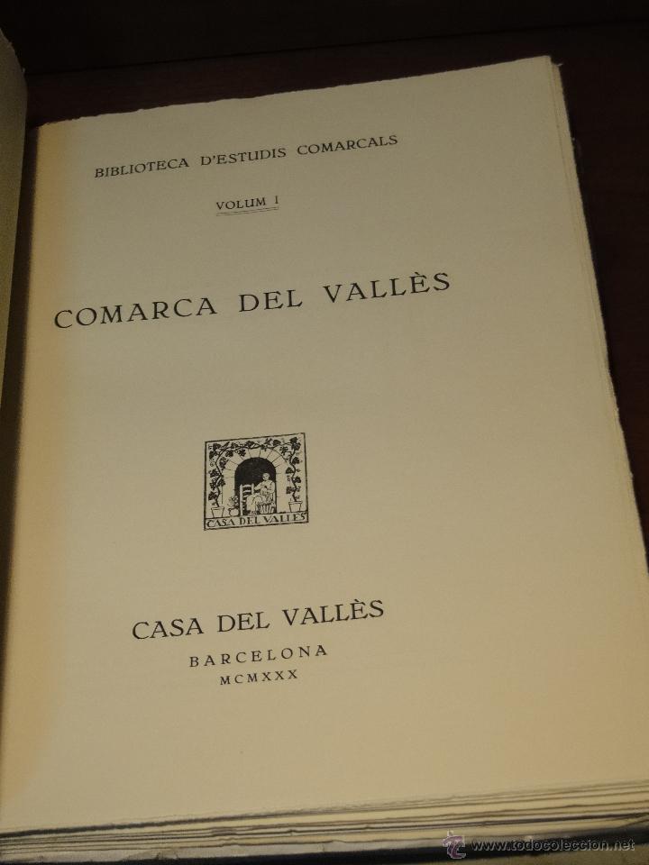 Libros antiguos: COMARCA DEL VALLES.--VV.AA. - Foto 2