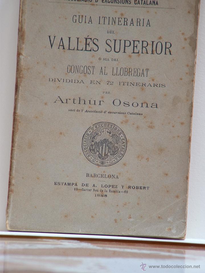 Old books: Guia itineraria del Vall&eacute;s Superior