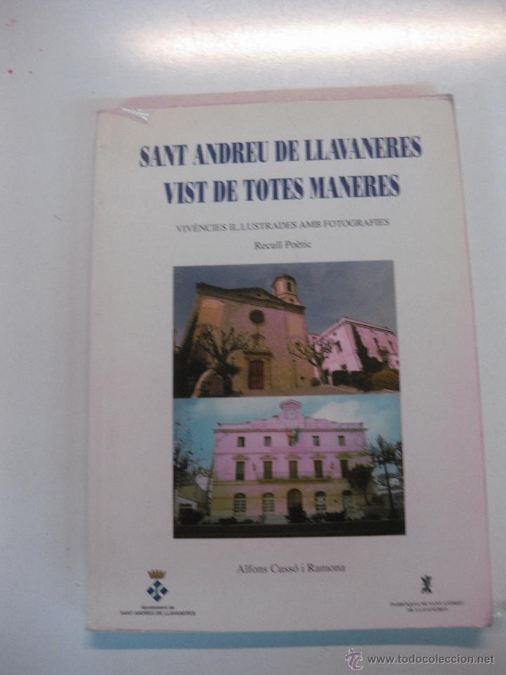 Old books: SANT ANDREU DE LLAVANERAS VIST DE TOTES MANERES.RECULL POETIC. ALFONS CUSSO I RAMONA..