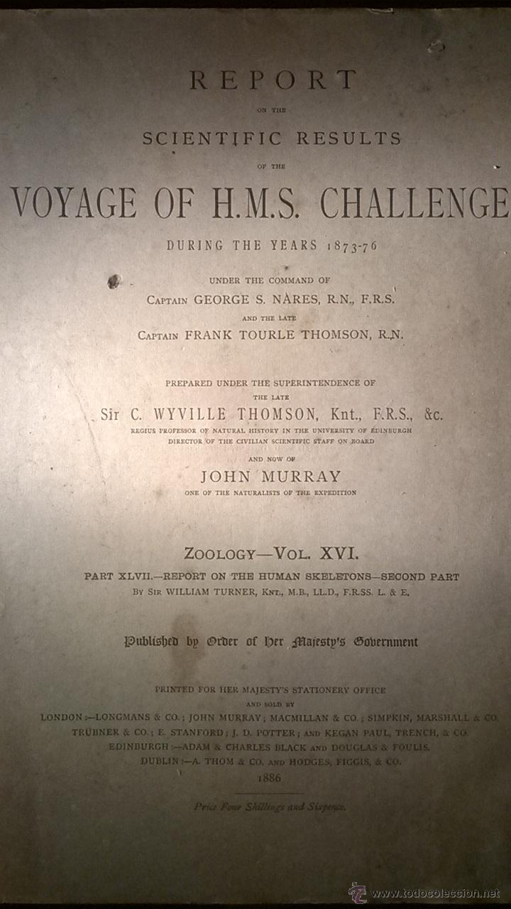 Antiquarische B&uuml;cher: VOYAGE OF H.M.S. CHALLENGER - 1886