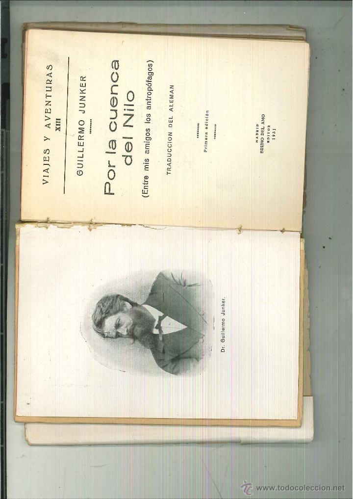 Libros antiguos: POR LA CUENCA DEL NILO. Guillermo Junker - Foto 1