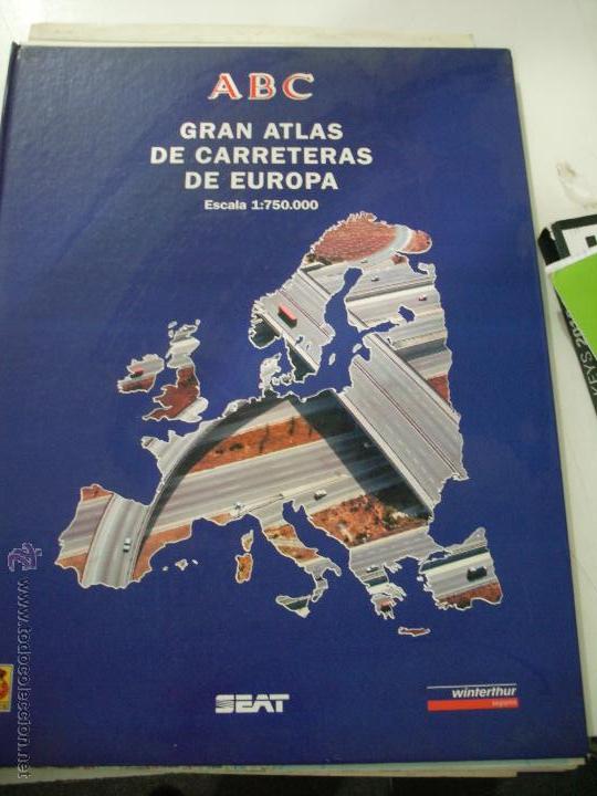 Libri antichi: ABC GRAN ATLAS DE CARRETERAS DE EUROPA  ESCALA  1:750.000 SEAT