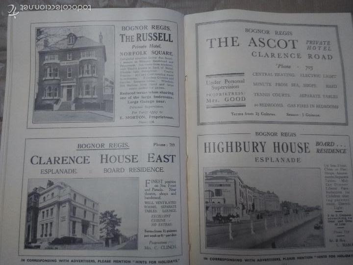 Libros antiguos: Hints for holidays. 1934. - Foto 6