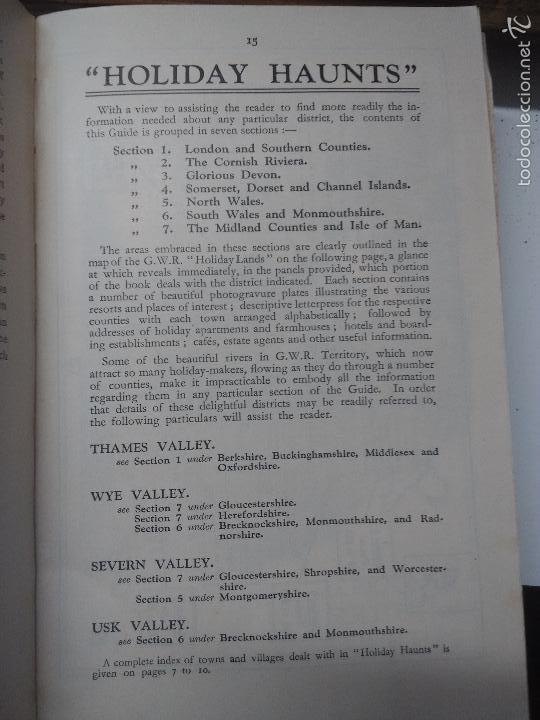 Libros antiguos: Holiday haunts. 1934 - Foto 5