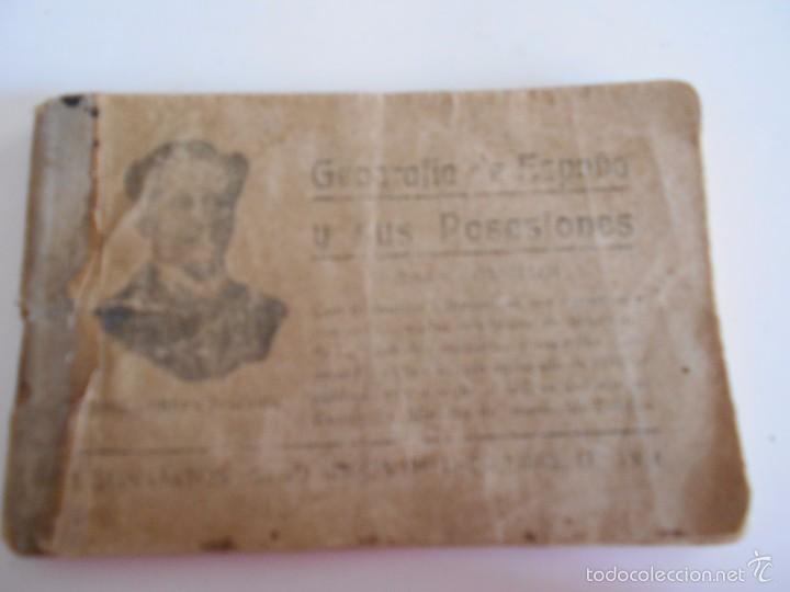 Old books: LIBRITO-GEOGRAFIA DE ESPA&Ntilde;A Y SUS POSESIONES-1936