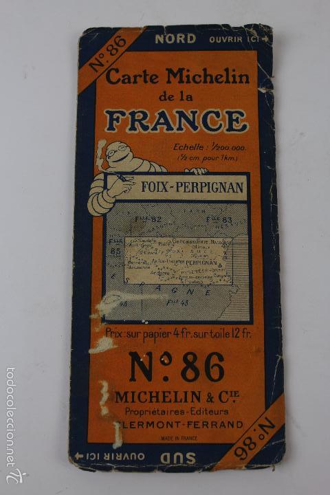 carte michelin nord de la france pr 174 carte michelin de la france nº 86 foix p   Buy Old 