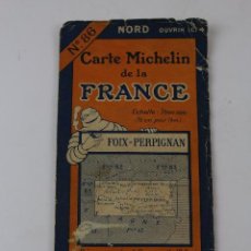 Libros antiguos: PR-174 CARTE MICHELIN DE LA FRANCE Nº 86 FOIX-PERPIHNAN