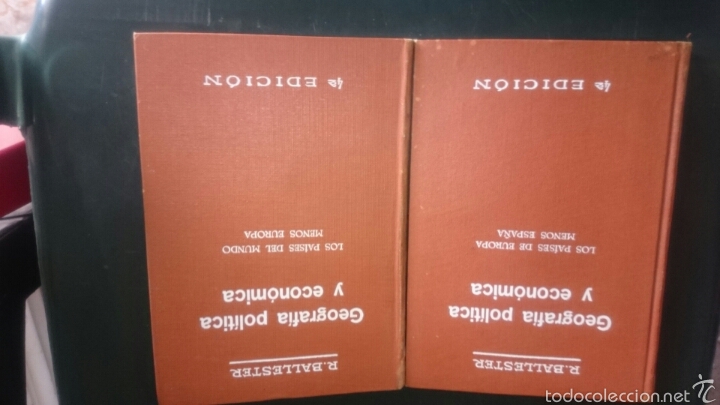 Old books: geografia pol&iacute;tica y econ&oacute;mica los pa&iacute;ses de Europa menos Espa&ntilde;a y los pa&iacute;ses del mundo menos europa