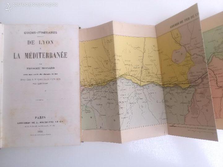 Libros antiguos: De Lyon a la Mediterranee. Frederic Bernard - Foto 1