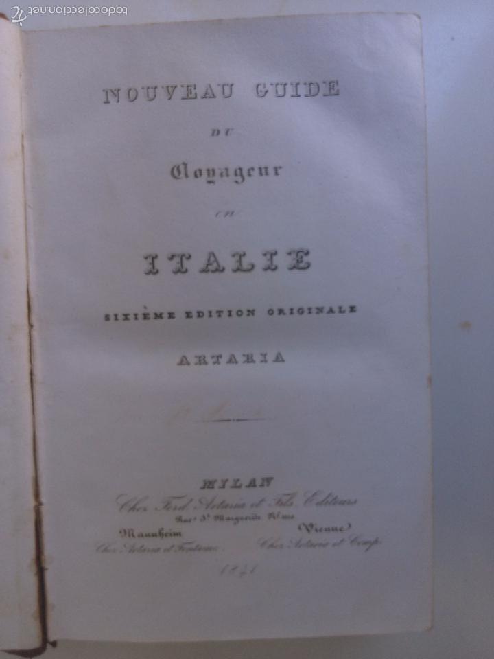Old books: Noveau guide du voyageur en Italie.