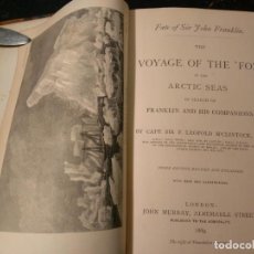Libros antiguos: M'CLINTOCK.THE VOYAGE OF THE FOX IN THE ARCTIC SEAS IN SEARCH OF FRANKLIN AND HIS COMPANIONS, 1869. Lote 76412427