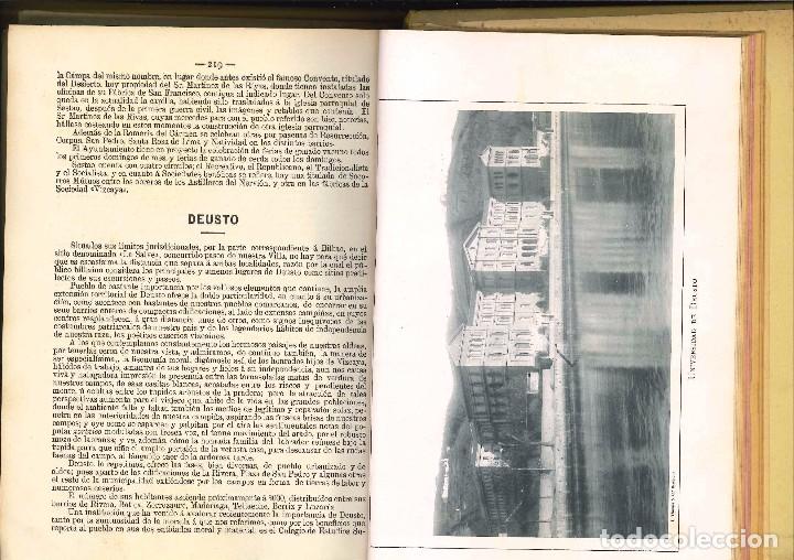 Libros antiguos: EL LIBRO BILBAO Y SUS CERCAN&Iacute;AS 1895. - Foto 4