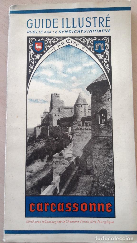 Libri antichi: Gu&iacute;a ilustrada de Carcassonne (Francia). A&ntilde;os 30