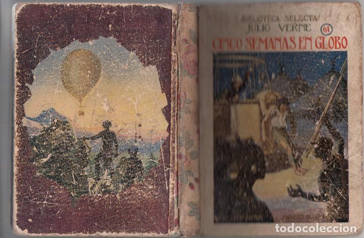 Libros antiguos: CINCO SEMANAS EN GLOBO - Foto 1