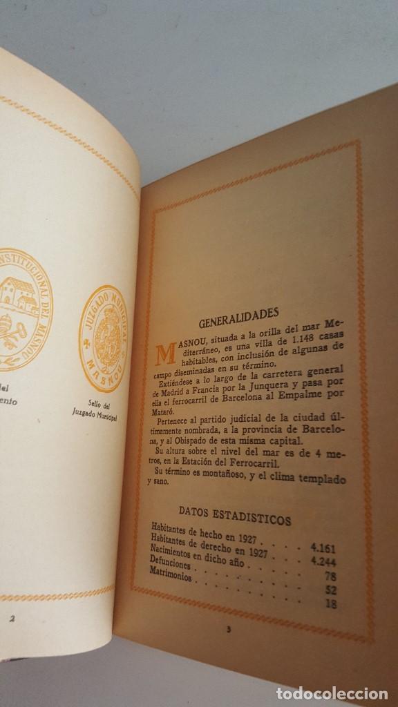 Libros antiguos: HISTORIA DE MASNOU - 1925 - Foto 3