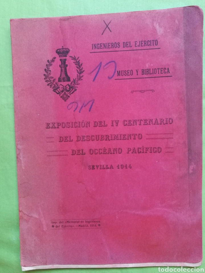 Libros antiguos: 1914-Exposici&oacute;n IV Centenario descubrimiento Oc&eacute;ano Pac&iacute;fico 1914