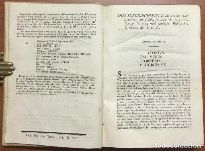 Libros antiguos: [OP&Uacute;SCULOS.] - RIPOLL Y VILAMAJOR, Jaime. - Foto 2