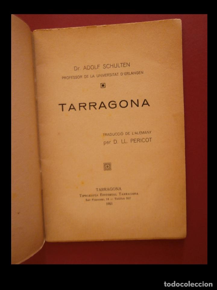 Libros antiguos: Tarragona. Adolf Schulten - Foto 2