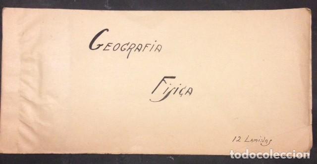 Libros antiguos: ALBUM DE GEOGRAFIA FISICA CONFECCIONADO A MANO SIGLO XIX