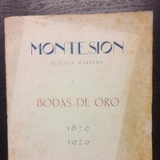 Libros antiguos: MONTESION BODAS DE ORO 1879 1929, NUMERO EXTRAORDINARIO, MALLORCA
