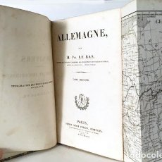 Libros antiguos: LE BAS : ALLEMAGNE (TOME PREMIER) 1838. ( PLANO PLEGADO Y GRABADOS FUERA DE TEXTO. Lote 115150075